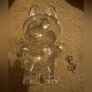 Clear, plastic Labubu Macaron Protection Case (brand new)